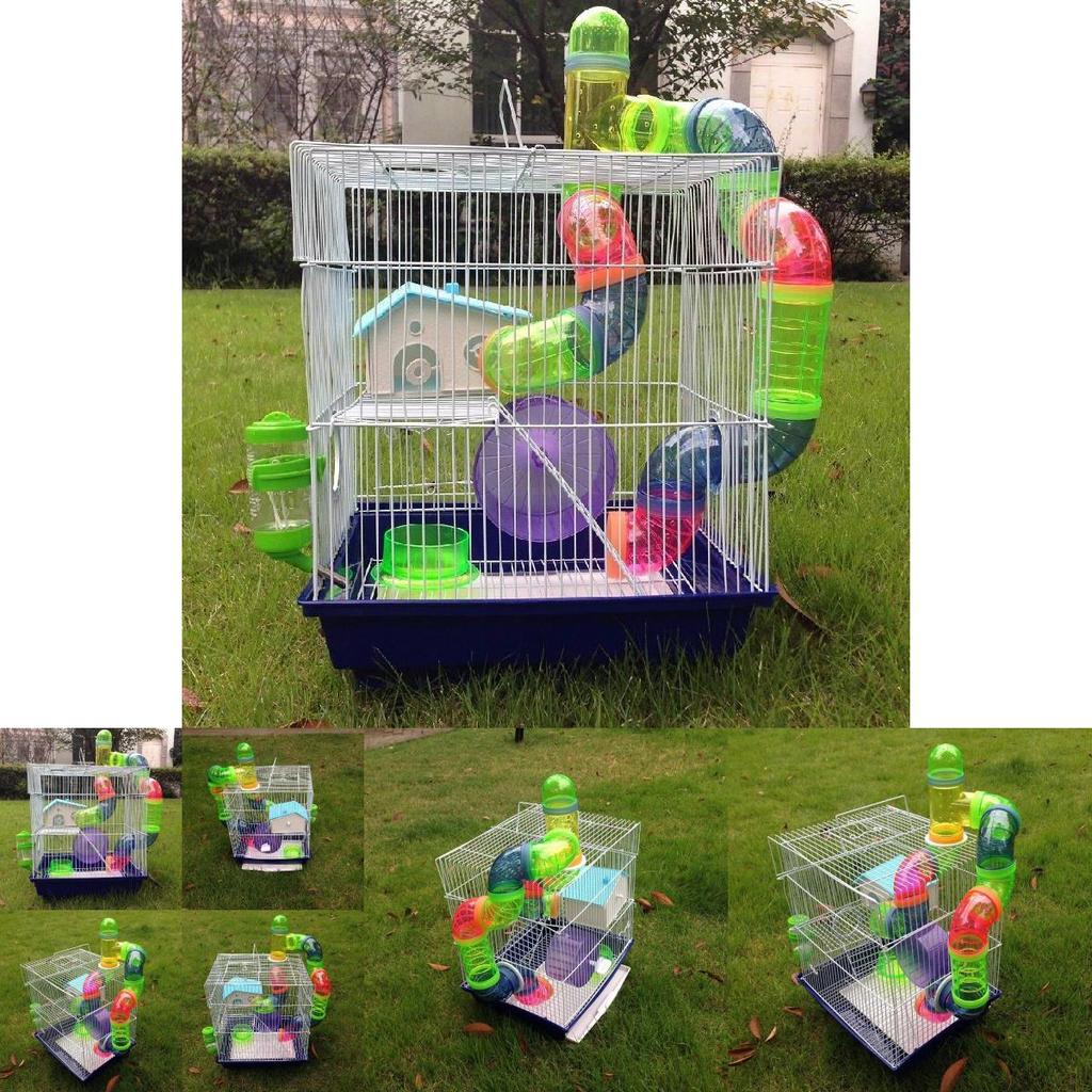 Bird Cage For Small Birds With Metal Construction And Luxurious Villa Design For Home Use