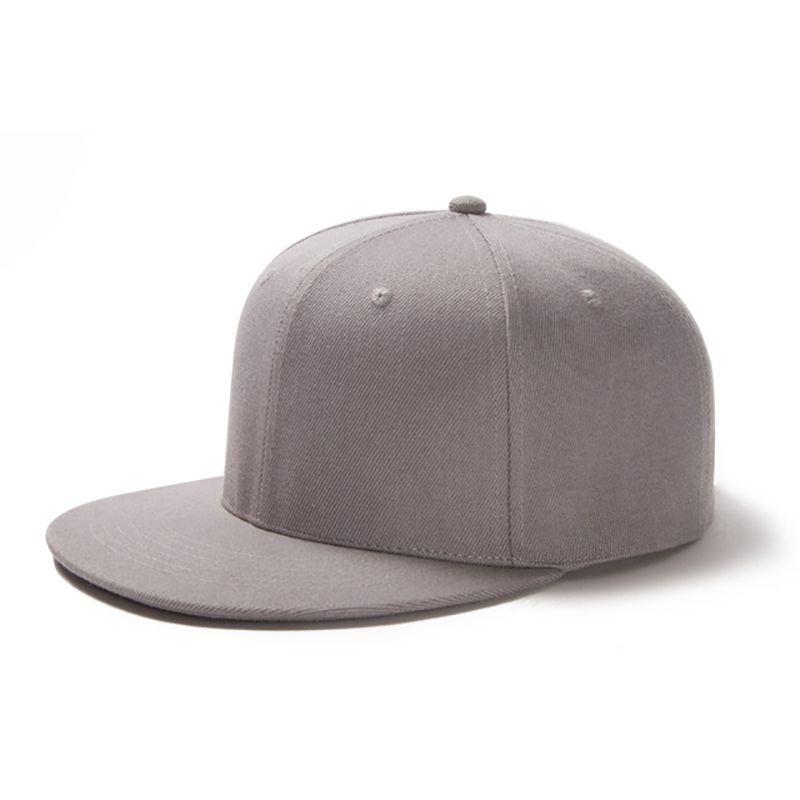 Classic Solid Plain Snapback Hat With Adjustable Fit For Men And Women