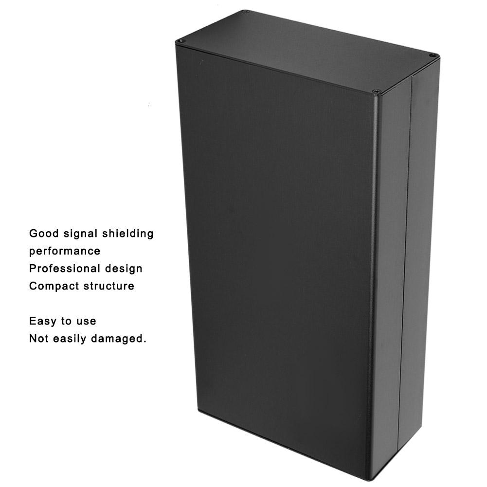 Cutie de joncțiune PCB cu carcasă de aluminiu, accesoriu electric negru nisipos, disipare căldură pentru GPRS