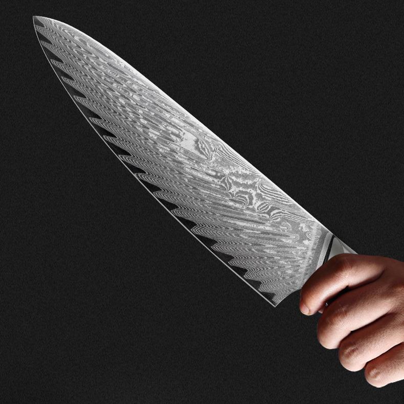 8 Inch Chef Knife 67-layers Damascus Steel VG10 Blade Cleaver Meat Slicing Vegetables Japanese Kitchen Knife Ferramentas