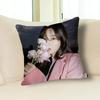 K-Kwons Singer E-Eun-B-Bi Anime Celebrity Merchandise All-Match Printed Pillow Case Sofa Car Office Room Decoration Protector