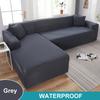 Waterproof Elastic L Shaped Sofa Cover For Living Room Corner Couch Cover Durable Stretchable Sofa Protector