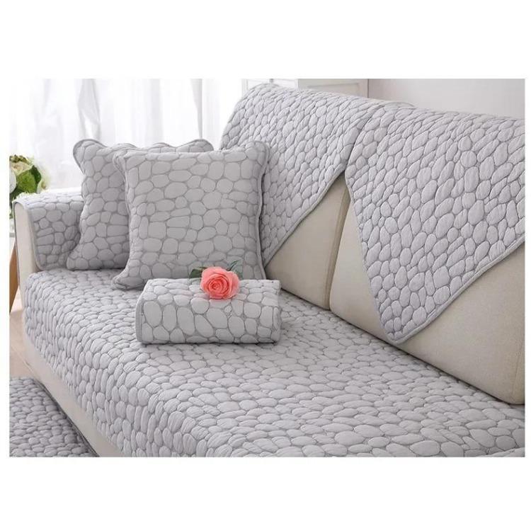 Doppelseitige Sofabezüge, weißer Couchbezug, Kissenbezug, reine Baumwolle, gewaschenes Sitzpolster, Handtuch, Baumwollsofas für das Wohnzimmer
