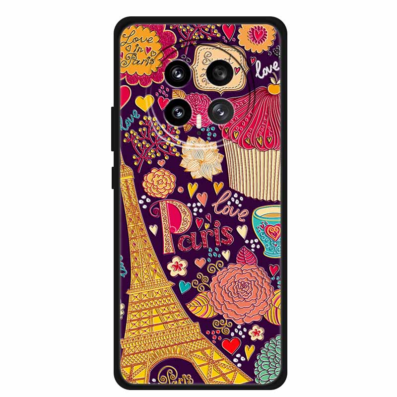 3D Emboss Case For Honor Magic 8 5G Phone Case 8 Pro Flowers Silicone Soft Coque Funda For Honor Magic8 Pro Back Cover Case Bag