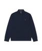 POLO RALPH LAUREN Luxury Jersey Quarter Zipper Pullover - Navy