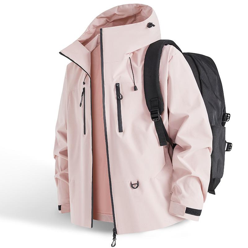 Shocksuit Couple Style Outdoor Couple Shoes Teenager Hooded Jacket Men Casual Jacket Men Single Windproof