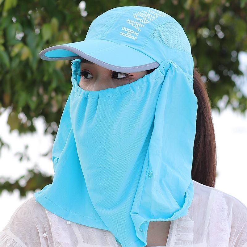Outdoor Hat Protective Sun Hat Breathable Quick Drying Foldable Hat Travel Sunscreen Baseball Hat Versatile