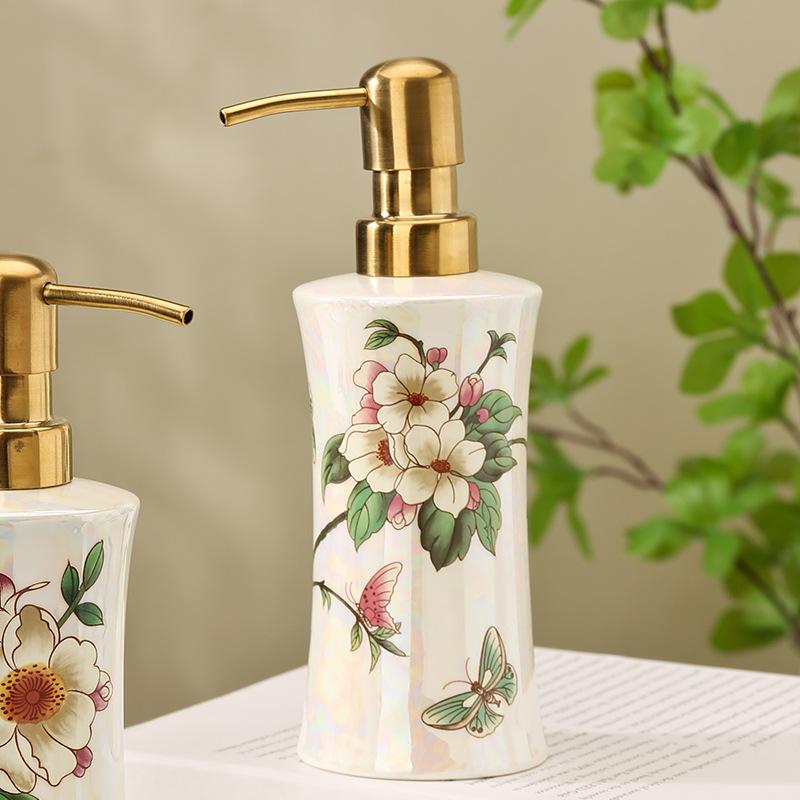 250ml soap dispenser ceramic press bottle shampoo and shower gel dispensing bottle bathroom accessories bathroom accessories