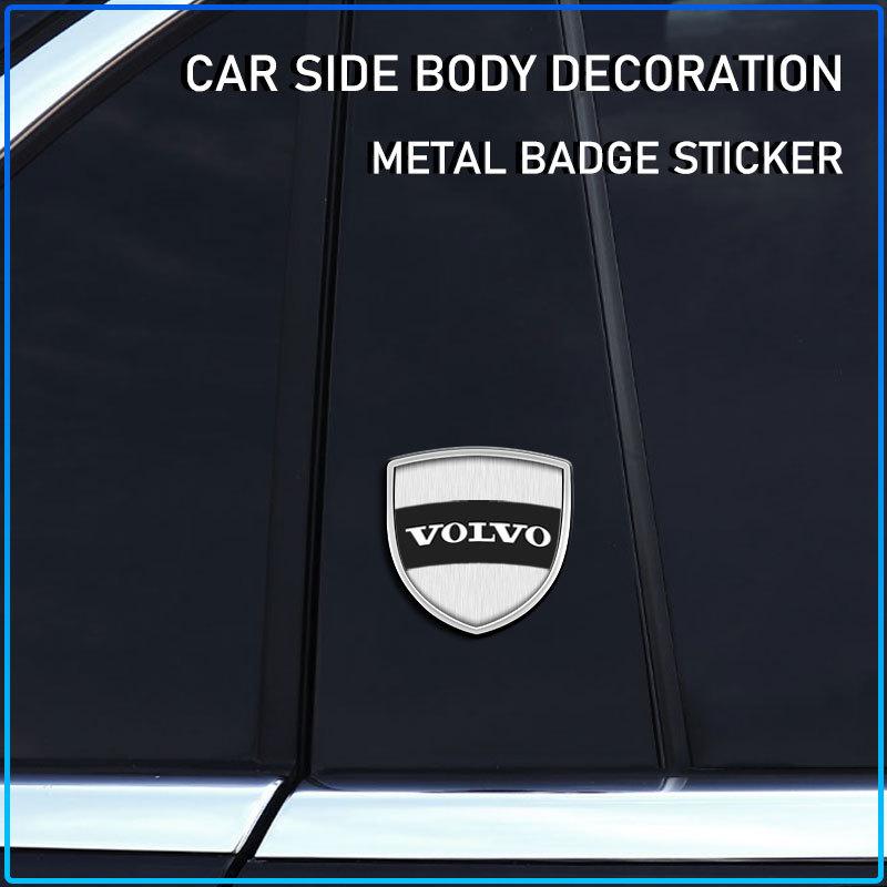 Car Metal Sticker Custom Shield Car Rear Trunk Shield Emblem Badge Sticker For Volvo XC60 XC90 S60 S80 S40 V40 V60 V70 V50 XC70