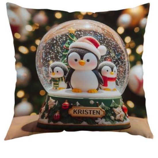 

Новый Рождественский Подарок Наволочка Полиэстер Принт Праздничное Украшение Гостиная Диван Наволочка Спальня Подушка 45*45cm