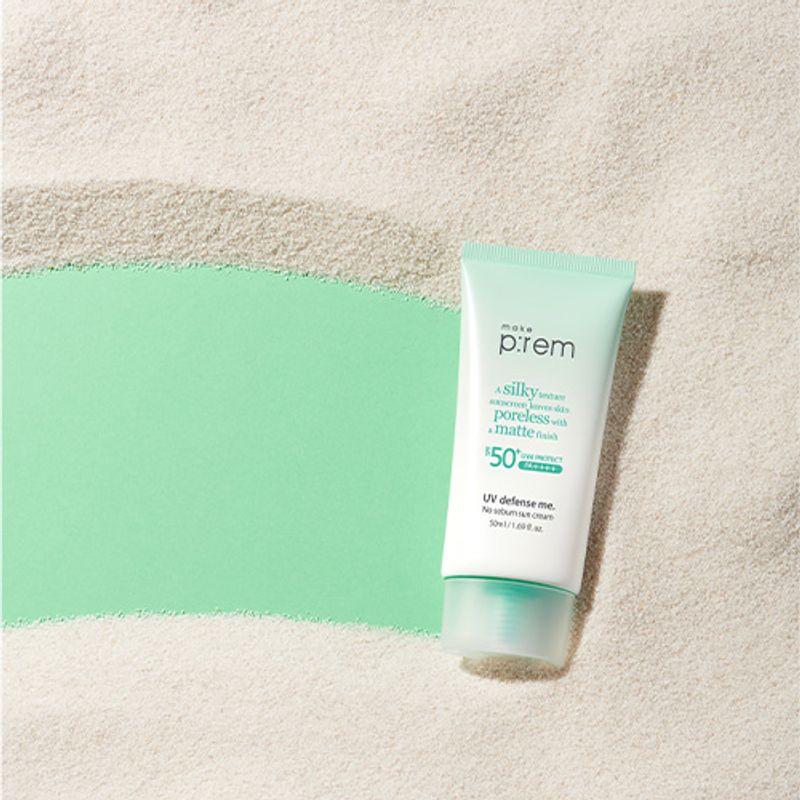 [make P:rem] UV Defense Me No Sebum Sun Cream 50ml