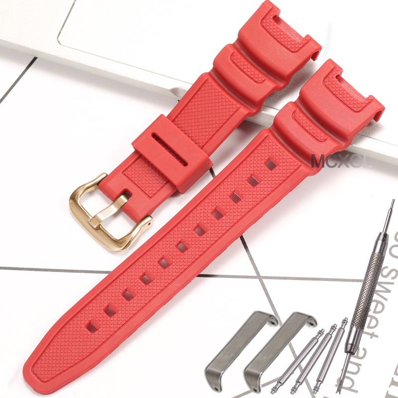 SGW100 Resin Strap For Casio SGW-100 Replacement Watch Strap10304195 Replacement Watchband SGW-100-1VH Wristband