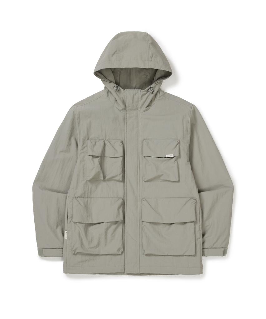 Snowpeak Apparel Cample Utility Windbreaker (S25Smcwb10) Fog Gray