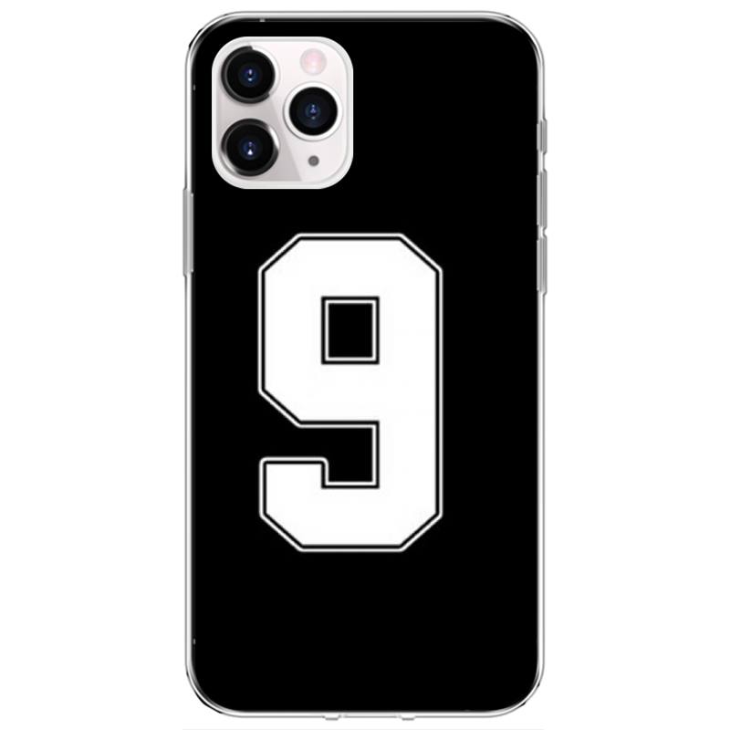 S O C 9 7 Lucky Number And Black Letter Phone Case For iPhone 12 11Pro XS MAX XR 7 8 6 Plus 5 5S SE 12 Mini SE2