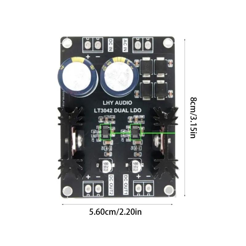 Double Output Low Noise Voltages Regulator High Accuracy Wide Input Voltages and Thermal Optimization for Electronics