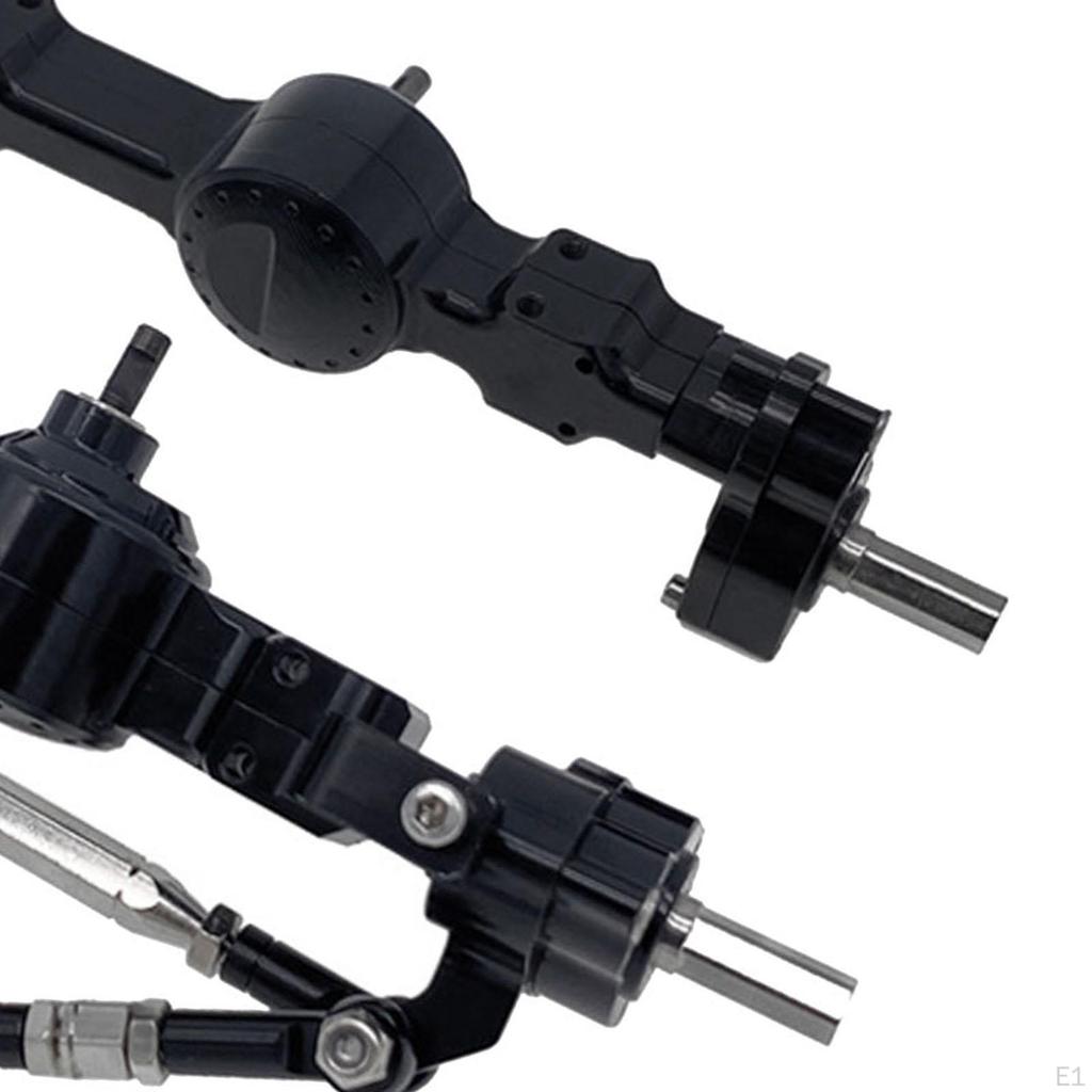 Aluminum Front And Rear Axle Set for 1:12 Scale RC Vehicles