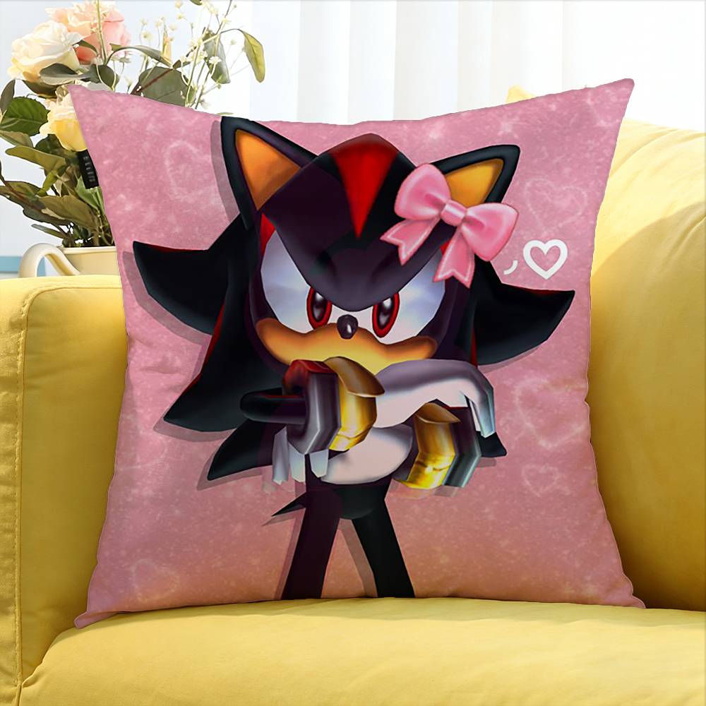 Shadows S-Sonics Hedgehog Various Sizes Square Pillow Case For Car Home Bedchamber Decor