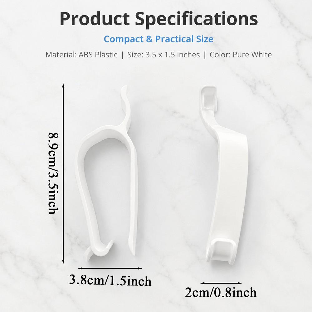 1Pcs Toilet Seat Bumpers Clip Universal Anti-Slip Rubber Spacers For Loose Seats, Noise Reduction Buffer Pads For Bathroom Home