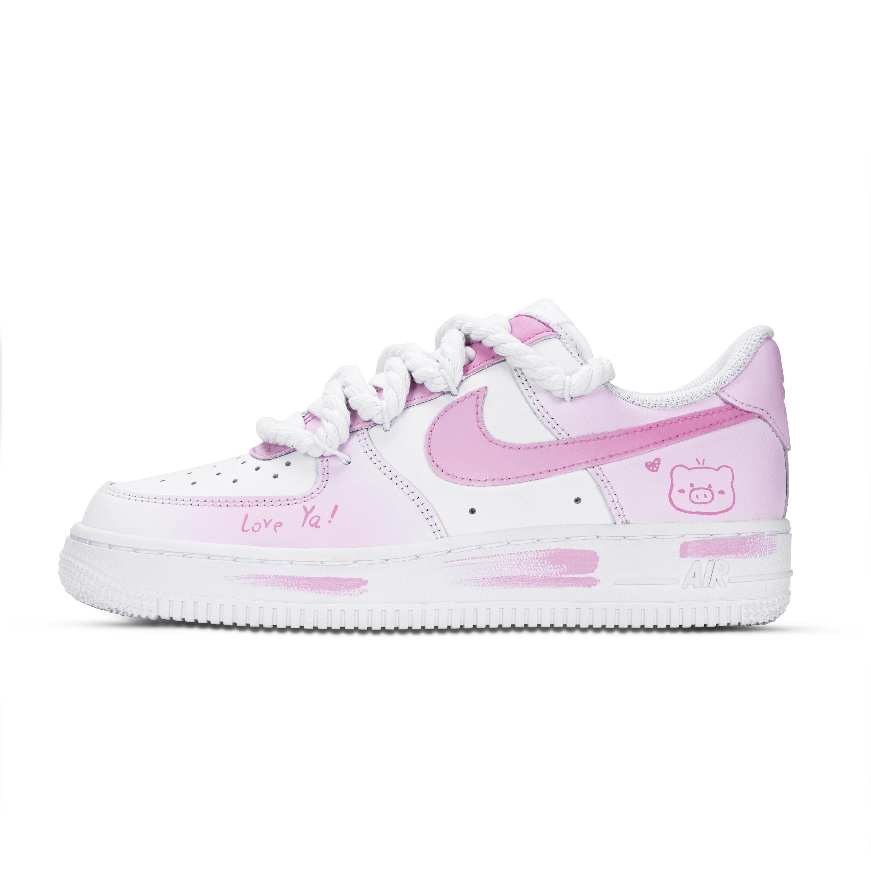 

Nike Air Force 1 Piglet Slip Resistant Abrasion Resistant Slip Resistant Abrasion Resistant Low top Skateboard Shoes DD8959-100(Team883-) 36.5