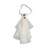 Women's Multilayer Lace Ruffle Crystal Faux Collar Gothic Victorian Detachable Jabot Collar Steampunk Clothing Accessory