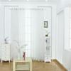 Grommet Floral Textured Bay Window