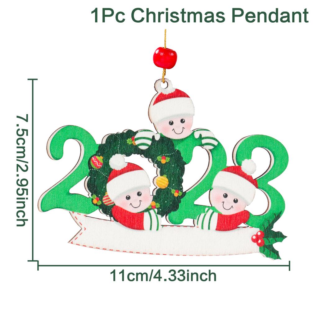 Christmas Pendant DIY Personal Family Christmas Decorations For Home 2025 Navidad Christmas Tree Hanging Ornament New Year 2025