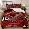 Iconico Air Michael Jordan Legacy Biancheria da letto(1 * copripiumino + 2 * federa, senza nucleo)Set biancheria da letto Regalo di Natale per compleanno Morbido e confortevole