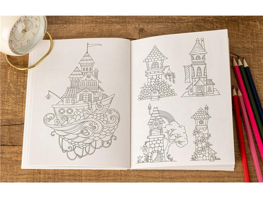 Small Victories English Coloring Book: Adult Stress Relief and Coloring