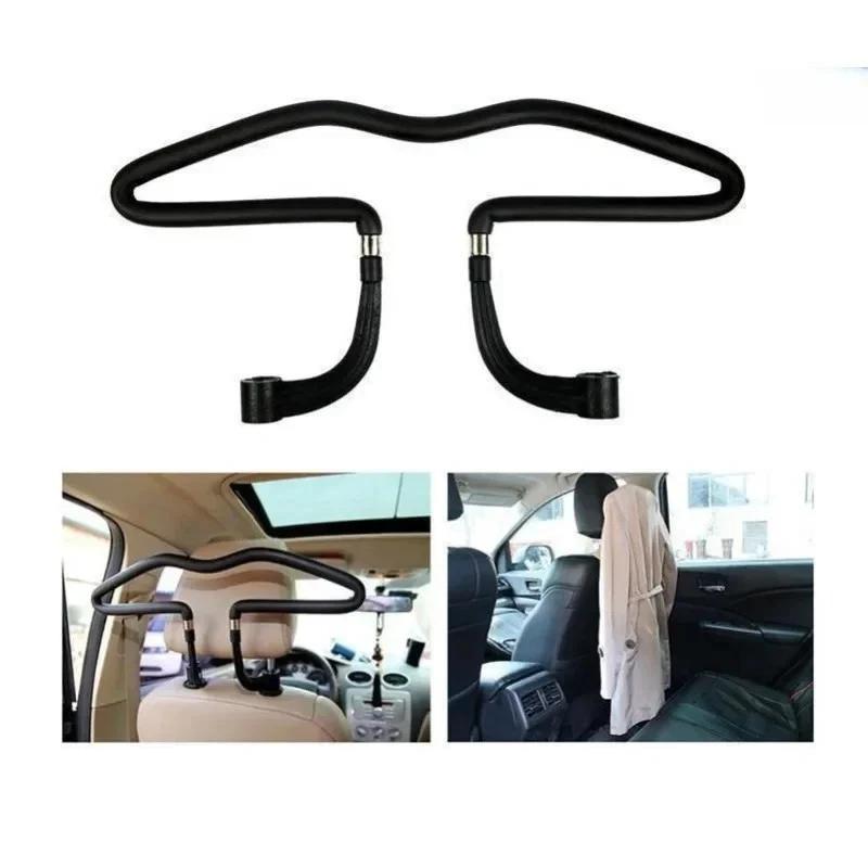 450*250mm Universal Soft Car Coat Hangers Back Seat Headrest Coat Clothes Hanger Jackets Suits Holder Rack Auto Supplies