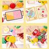 Wooden DIY Desserts Toy Montessori Simulated Kitchen Pretend Play Toy Fruit Skewer Ice Cream Birthday Party Gift For Toddler
