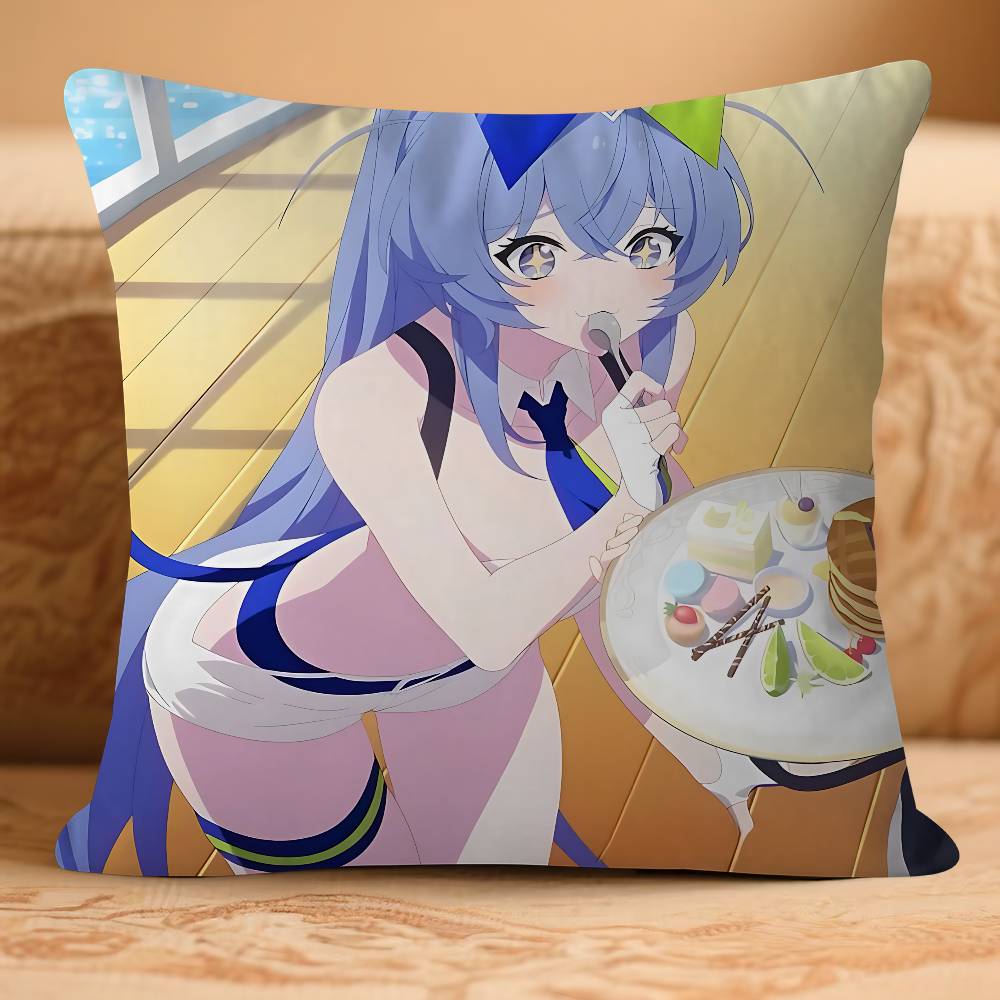 Azur Anime LaneS Kissenbezug Abnehmbarer Waschbarer Kissenbezug – Ganzjährig Weiches Leinen