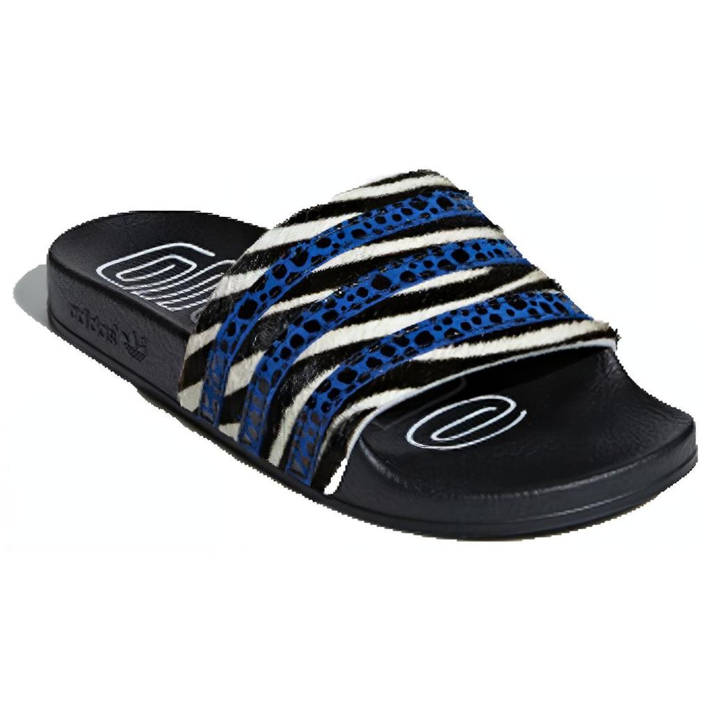 adidas Adilette 'Core Black Blue White' Women's CM8493