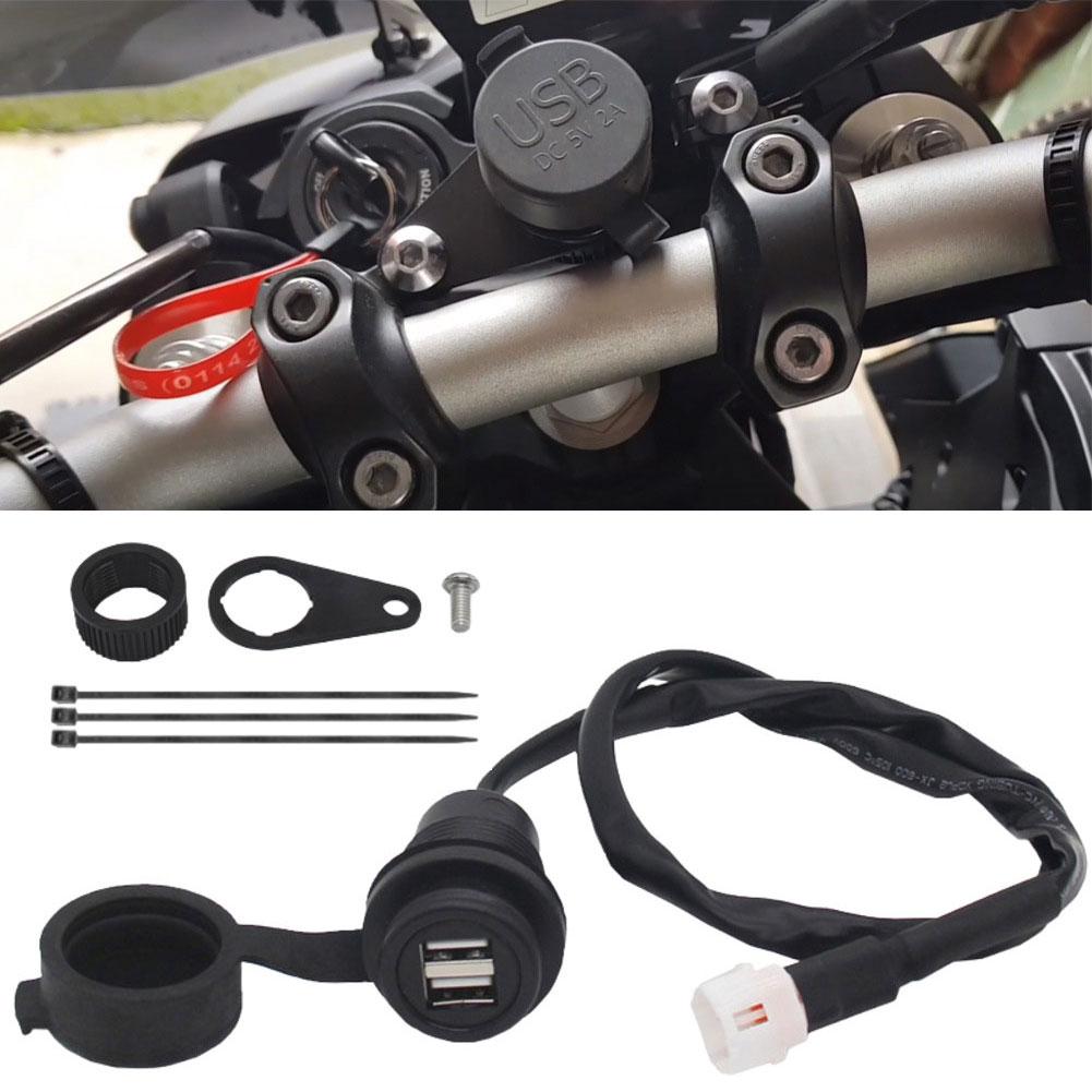 

Car Accessory USB Charger Socket Bike USB Charging Socket MT09 Accessories 12V USB Port Easy To Use Plastic Construction China Mainland