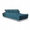 Sofa 3 Seater Sofa Bed with Sofa Bed. Bosso Family Sleeping Furniture Blue Velvet