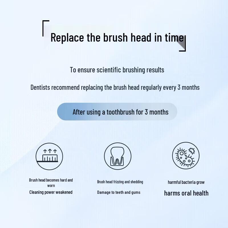 Philips HX2033 Gentle Whitening Electric Toothbrush Heads (3-Pack)