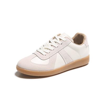 Dicksöliges Mesh Atmungsaktiv Damen Weiß Rundköpfig Damen Casual Sportschuhe Handgefertigt Trainingsschuhe