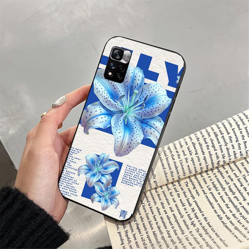Phone Case For Xiaomi Poco C71 15T 14T Pro Redmi Note 15 14 14 13 Pro Redmi A5 15C 13C Oil Painting Lily Flower