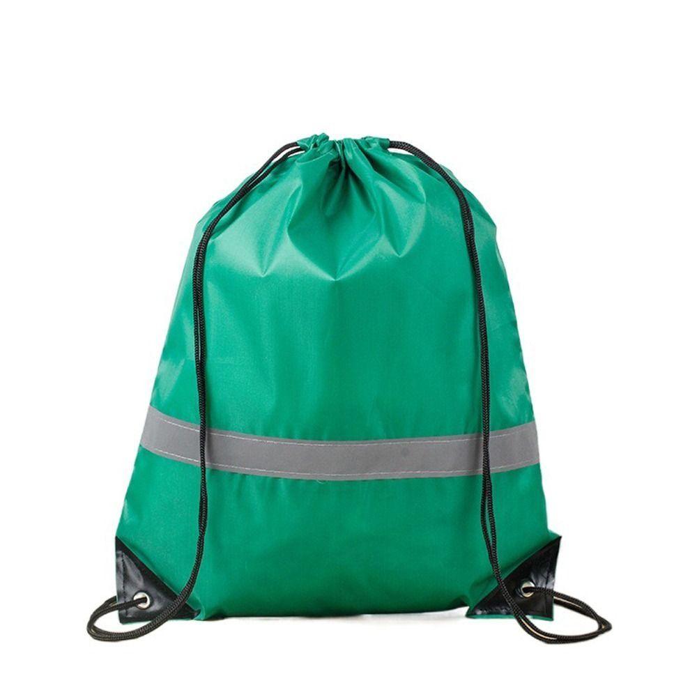 New Ruched Nylon Drawstring Backpacks Canves Sports Fitness Shoulder Bags Large Capacity Students School Bag