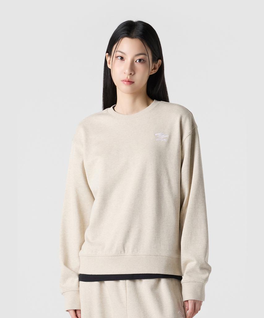 UMBRO Essentials Small Logo Sweatshirt Beige Ur123Cfs19 (Type B)
