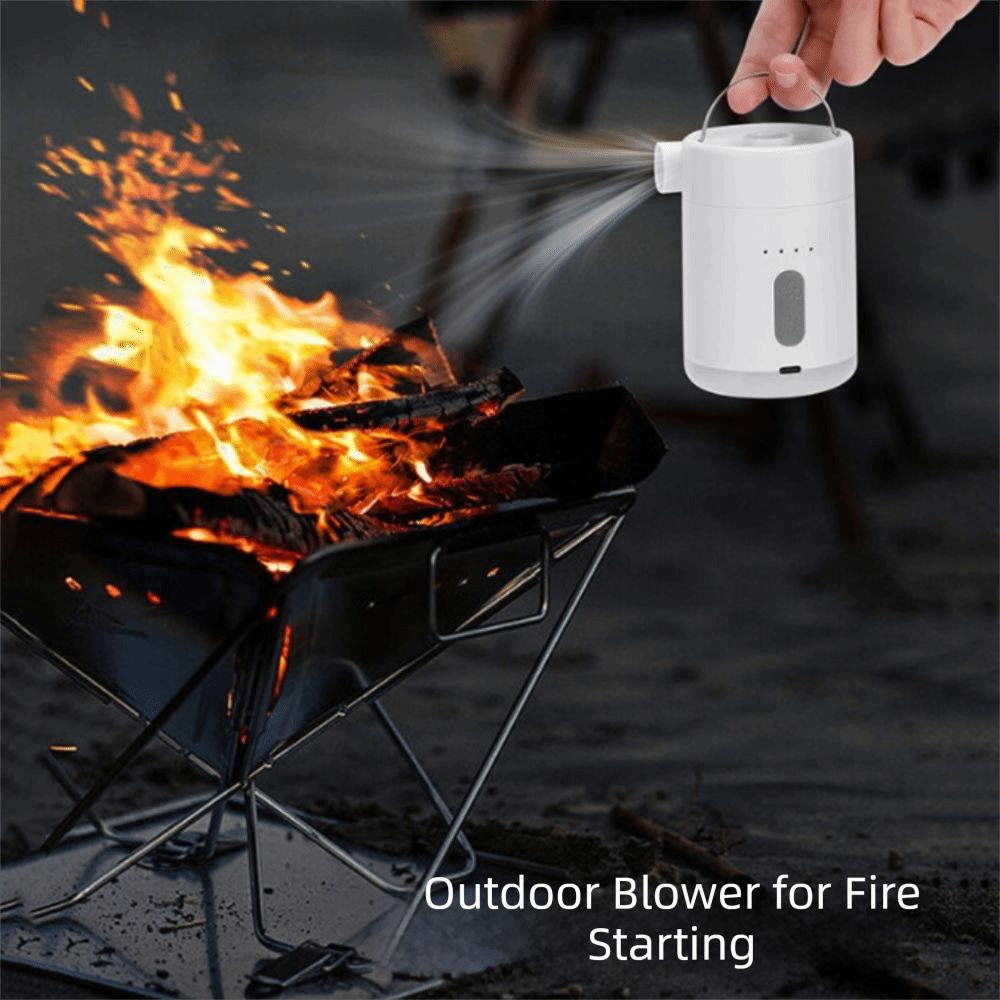 Wireless Operation Electric Air Pump High Power USB Rechargeable Pump  Outdoor Use