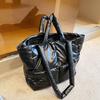 Bag women's 2026 new autumn and winter large-capacity commuting shoulder handbag niche space cotton clothes women's bag