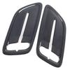 2 Pcs Engine Hood   Vent Cover Carbon   Front Upper Bonnet Hood   Outlet Cover Replacement for     2018 to 2023