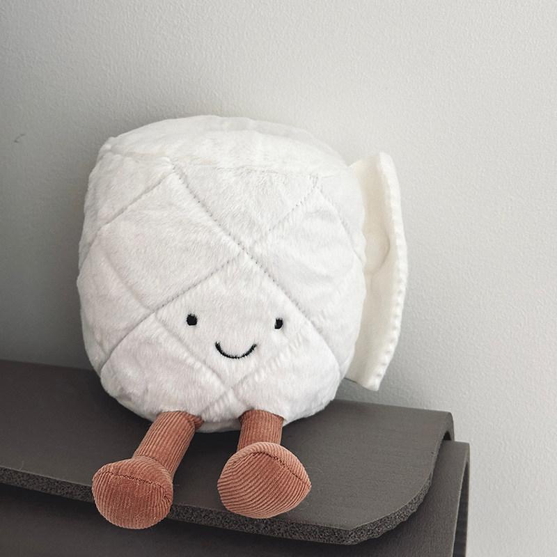 Lustiger Toiletten-Kacke-Pömpel Stoffpuppe Plüschtier Niedliche Zimmerdeko Plüschtier Geschenk für Kinder Toilettenwerkzeuge Inkarnierter Toilettenpapierrollenhalter