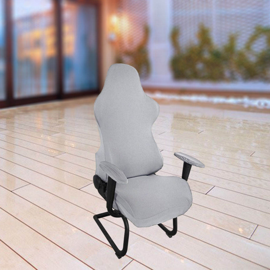 Gaming Chair Cover Polyester Universal Arm Rest Cover for Reclining Racing Gaming Chair