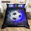 Set Biancheria da Letto Personalizzato Set Copripiumino Basket Con Nome Personalizzato Per Ragazzi Copripiumino Sportivo Personalizzato Per Regali di Compleanno