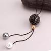 Elegant Rhinestone Pearl Pendant Sweater Chain - Versatile Autumn/Winter Women's Jewelry