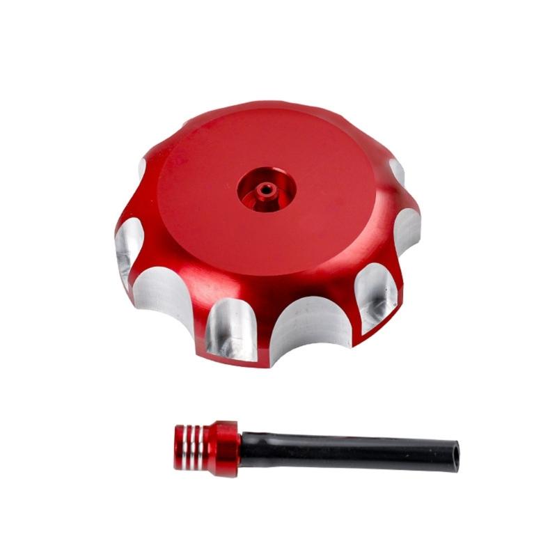 Offroads Motorcycle Heat Dissipating Gas Tank Caps Lightweight Aluminum Fuel Cover Lid For YZF250 CRF250 Reliable Seal