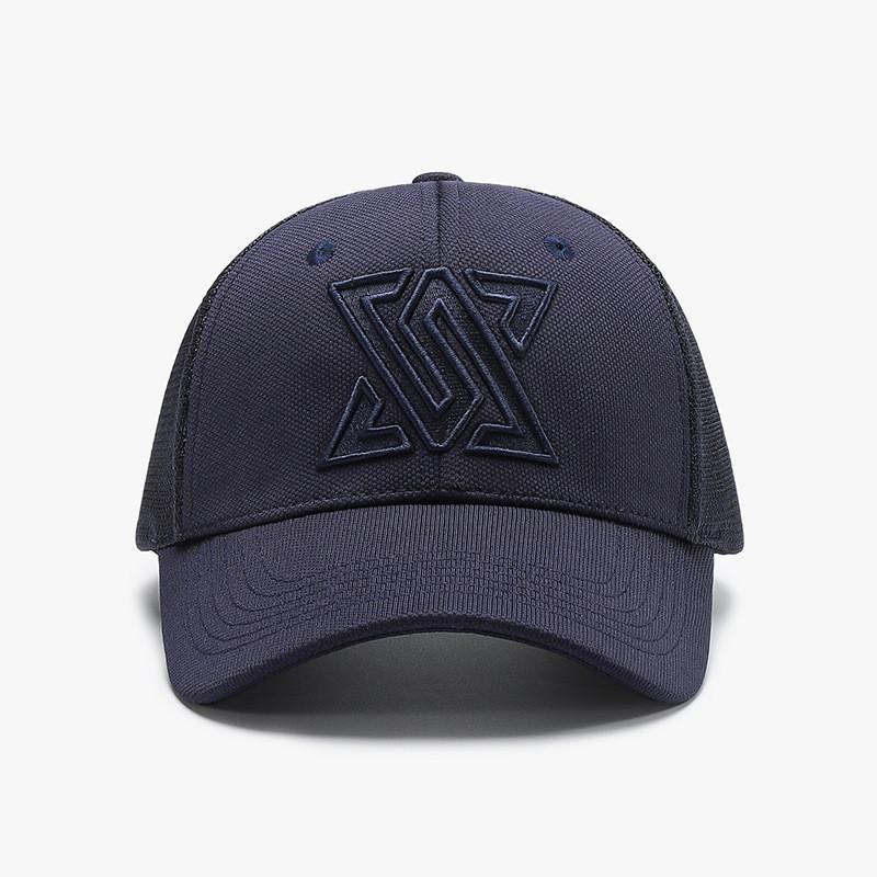 Polyester Mesh Baseball Cap With Sun Protection And Adjustable Fit For Summer Casual Wear