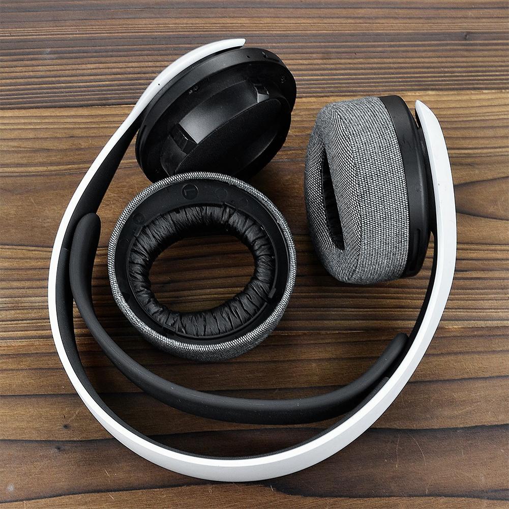 Earpads Cushions Replacement Memory Foam Headset Ear Cushions Ear Cups Repair Parts for Sony PS5 Pulse 3D Wireless Headset
