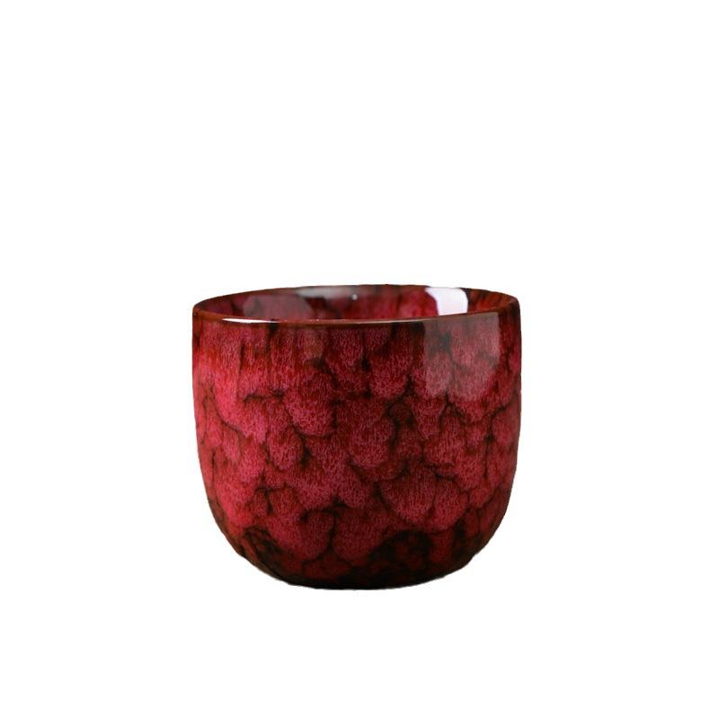 Kung Fu Teacup Concentrated Coffee Cup Retro Tea Bowl Coarse Pottery Cup Creative Kiln Ceramic Cup